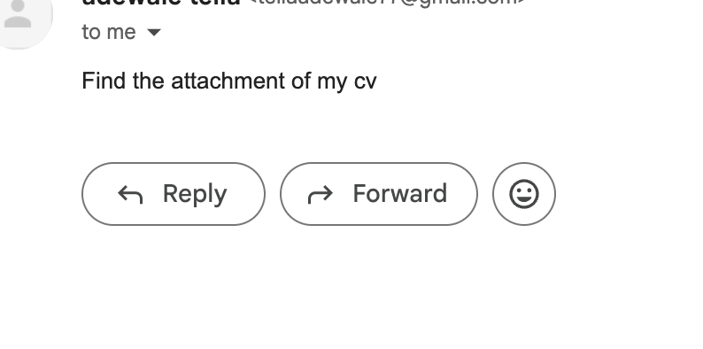 emmanuelbasy's tweet photo. No CV attached. Too many of them.
How do you hit "send" and not confirm what you sent?
Do y'all use AI to apply for jobs? https://t.co/vs1X60KdW0