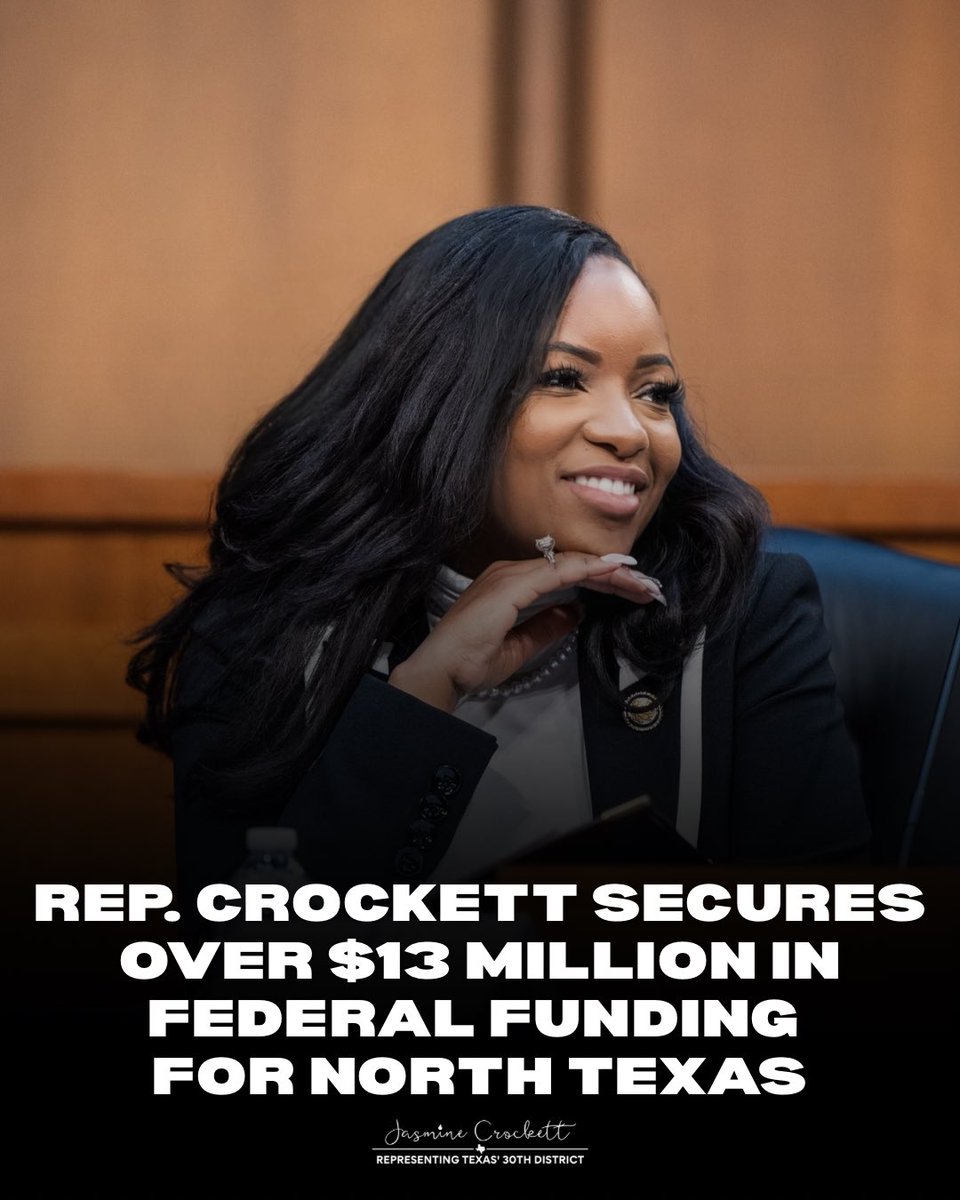 Congresswoman Jasmine Crockett tweet media
