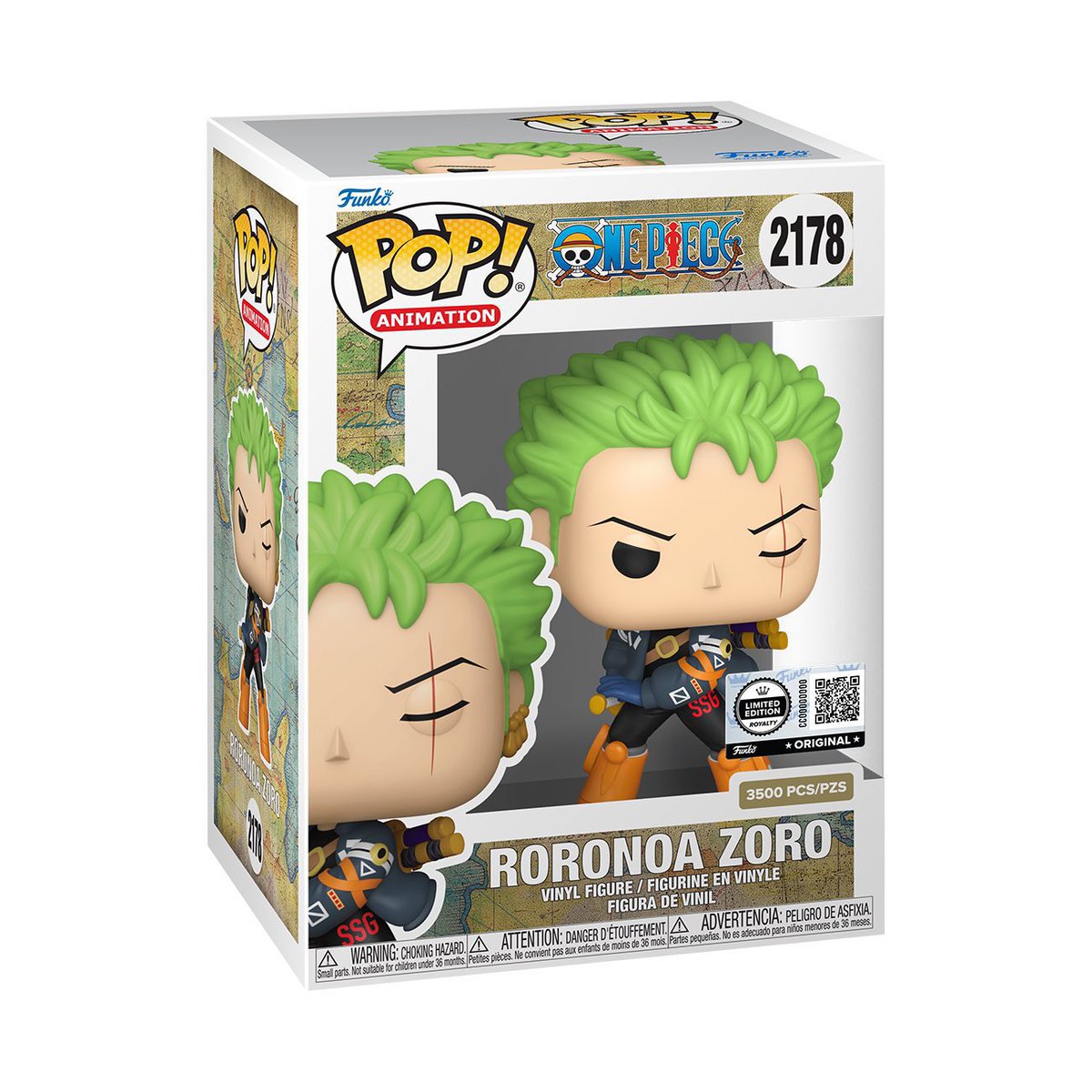 UPDATE: Limited Edition Hot Topic exclusive Funko Pop! Roronoa
