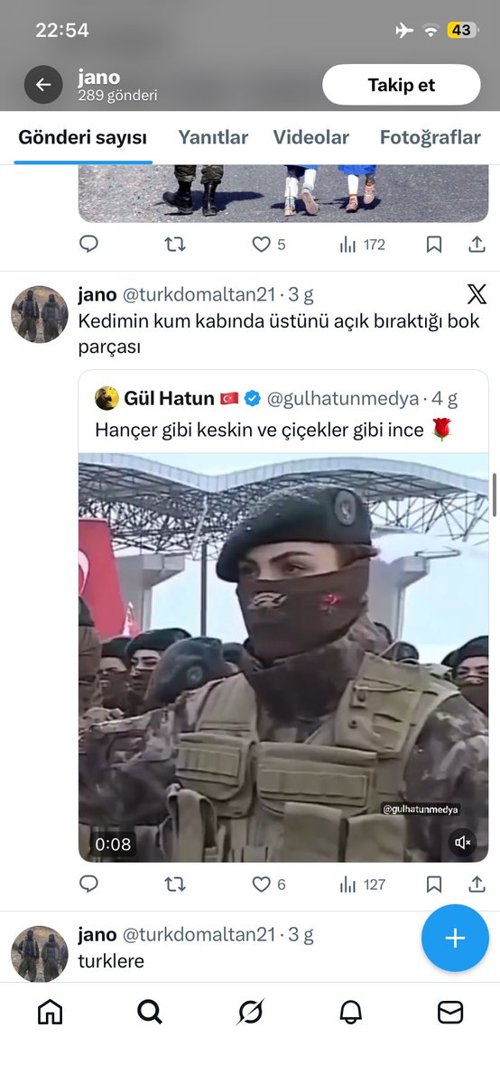 umayhx's tweet photo. @Katfar Türk askerine ve Atatürk’e ağır hakaretler ediyor bunu şikayet edin https://t.co/6x6hjRj8bq