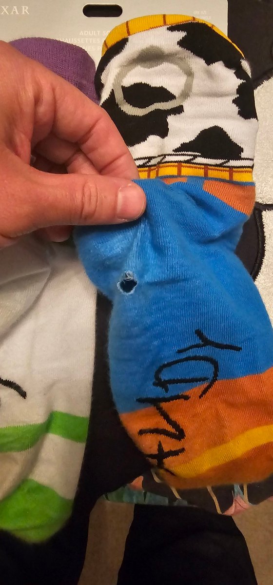 gjl14's tweet photo. Not been caught on anything, only been around the house. Not even 8 hours of wear. $20+ not well spent, wasted instead. 😢 
#disney #epcot #poorquality #waltdisneyworld https://t.co/z49YvI7oYG