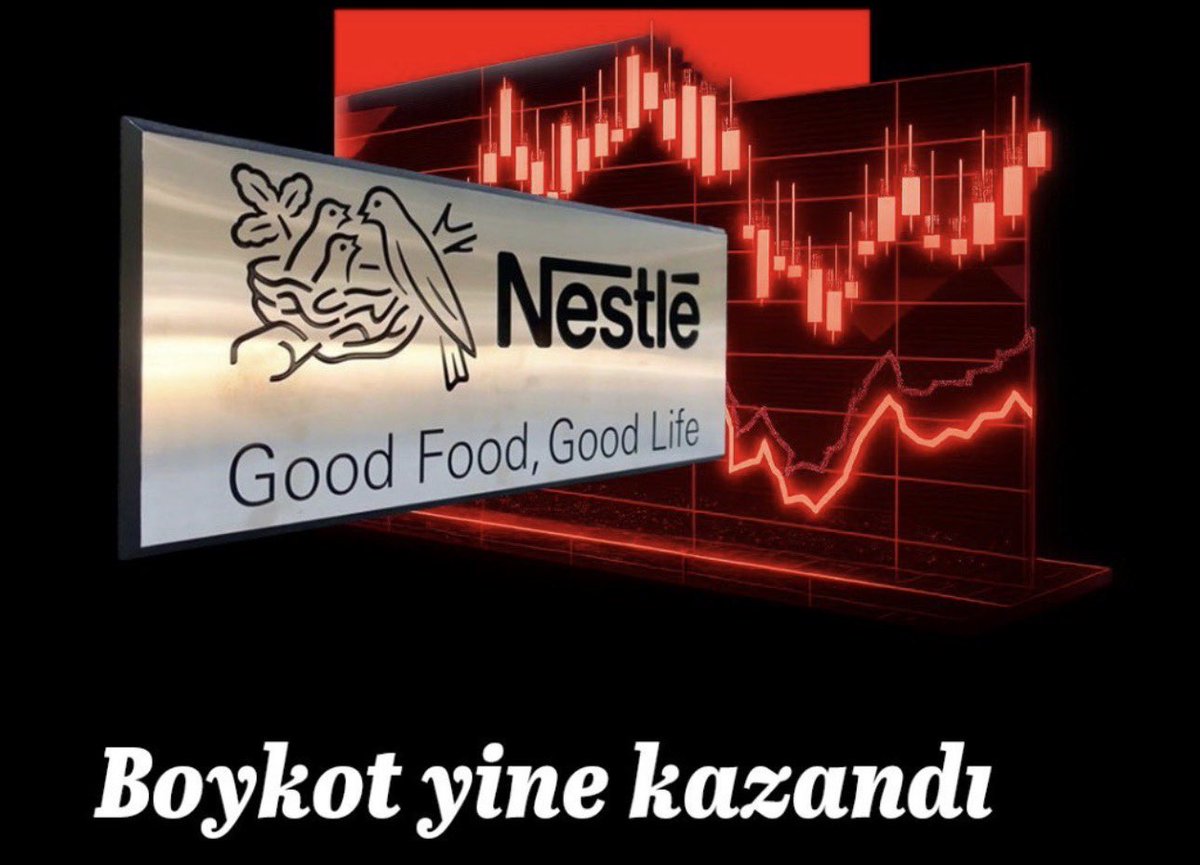 Boykot yine kazandı.

İsrail’e destek veren Nestle markası “kapsamlı küçülme ve yeniden yapılanma sürecine” girdiğini açıkladı.

16 bin çalışanı ile yollarını ayıracaklarını açıkladır.

Şirketin net kârı yüzde 17 azaldı. 

#Boykot