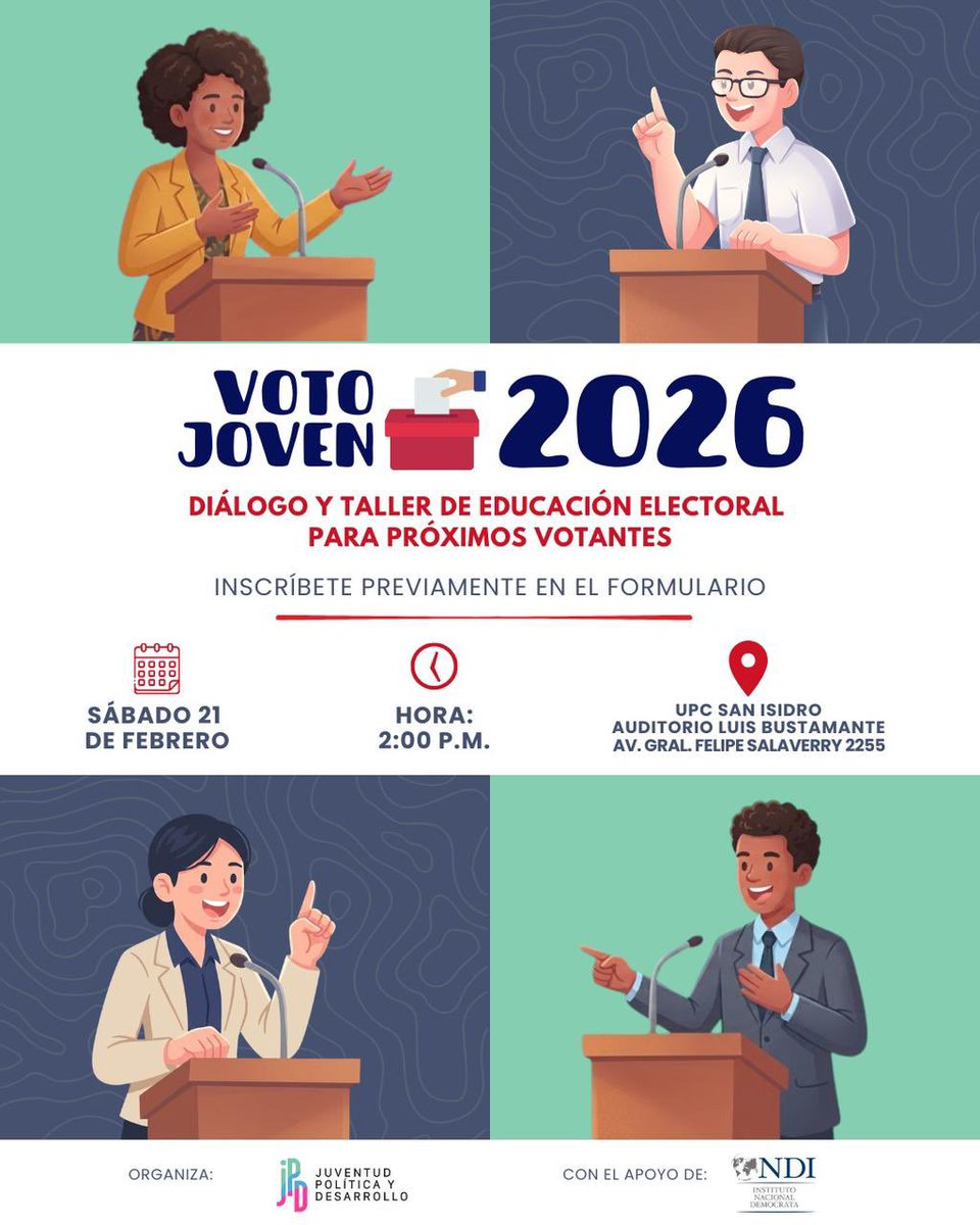 Juventud, Política y Desarrollo 🇵🇪 tweet media