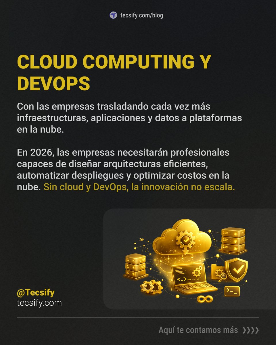 tecsify's tweet photo. Con las empresas trasladando cada vez más infraestructuras, aplicaciones y datos a plataformas en la nube. https://t.co/Mwm5x7bfVg
