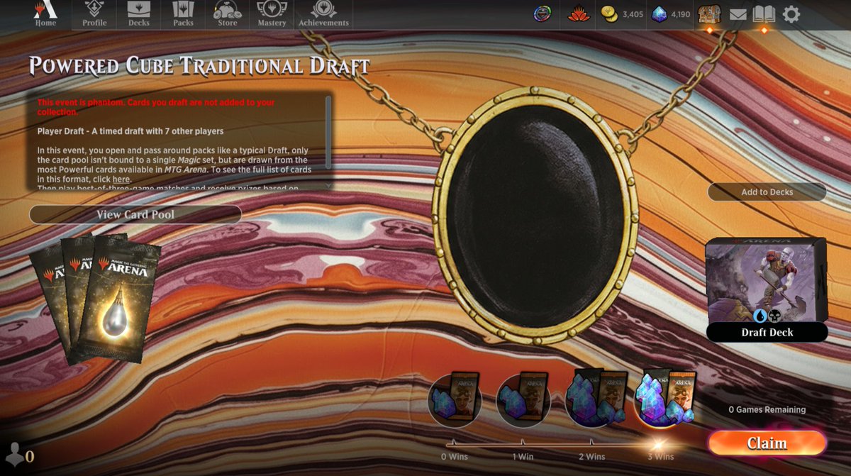 TristnTristn2's tweet photo. Another trophy π No. 4.
First Pick Entomb. I ended up cutting.
No Power. No problem.
#ArenaCube #MTGA #PoweredCube #VintageCube #MagicTheGathering @fireshoes I'm on fire. https://t.co/WB23KYb8Ui