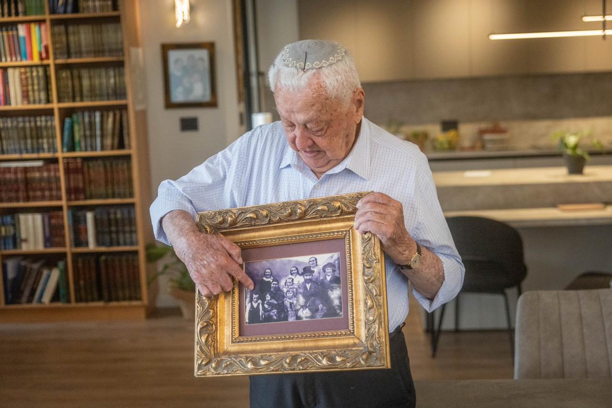 Happy 97th birthday to Jerry Stein. A Holocaust survivor who survived Auschwitz, Jerry is a living testament to courage and resilience. This year, he made aliyah from the United States to Israel, an extraordinary new chapter in an extraordinary life.

Photo by Chaim