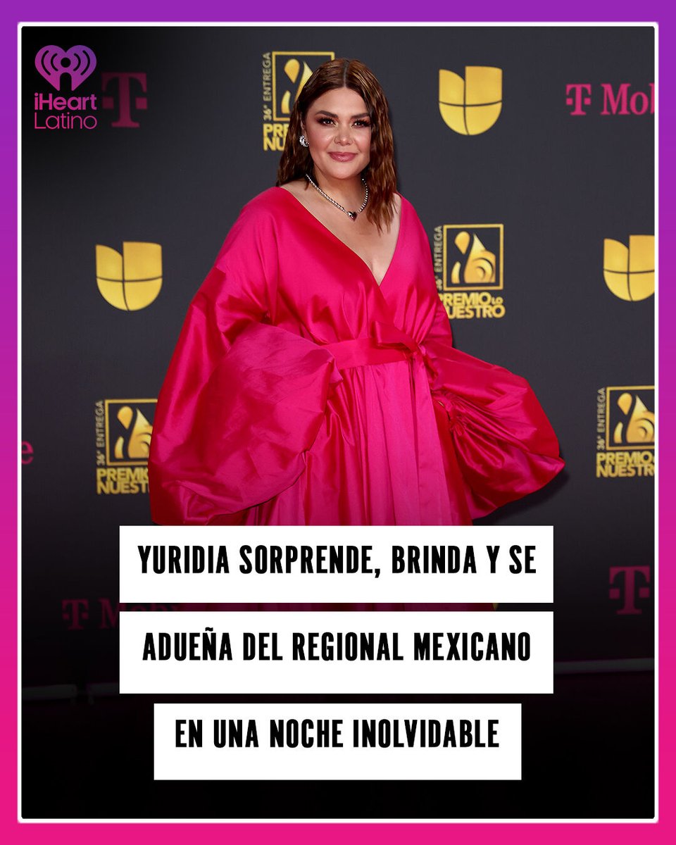 iHeartLatino's tweet photo. Yuridia brilló en el Carnaval de Mazatlán 2026 ante más de 20,000 asistentes, consolidándose como una de las figuras más fuertes del Regional Mexicano. La cantante interpretó éxitos como “Ya Te Olvidé”, “Como Yo Nadie Te Ha Amado” y otras. Además de homenajear a Chalino Sánchez. https://t.co/3rUftPj7jT