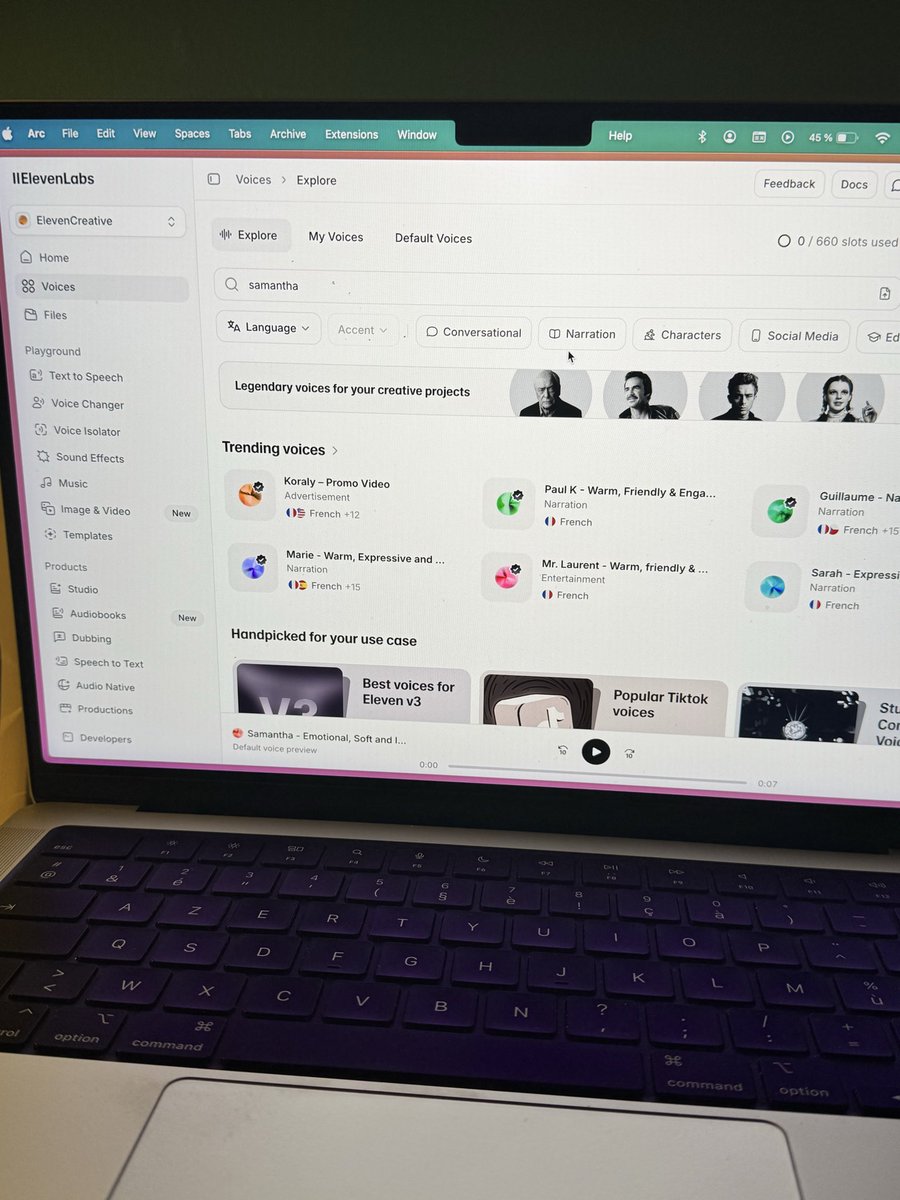 bryen_param's tweet photo. Watching "Her" while building a voice AI project hits different.

I'm using @elevenlabs to generate guided meditations. Still early, but the quality already surprised me.

Maybe Samantha isn't that far away 👀 https://t.co/Vx2FH1wRiX