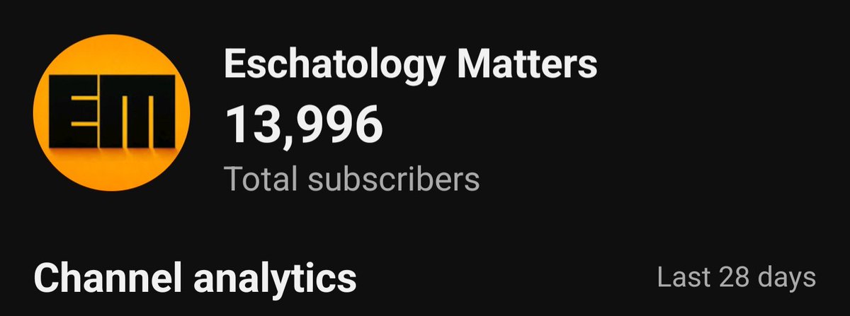 Eschatology Matters tweet media