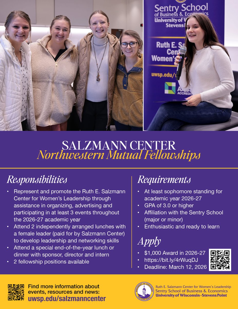 UWSP Sentry School of Business & Economics tweet media