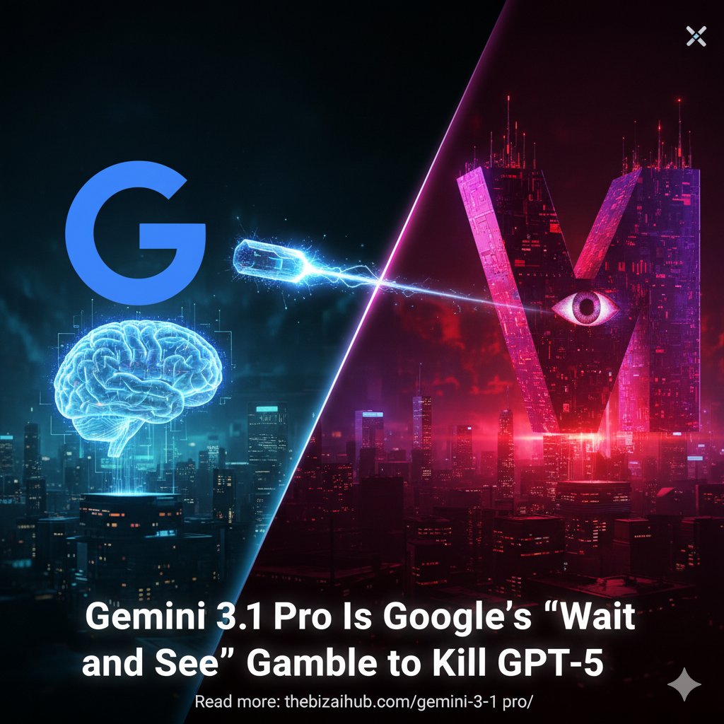 BizAIwithBQ's tweet photo. Google's Gemini 3.1 Pro isn't just an update – it's a direct shot at GPT-5. 

My latest deep dive at https://t.co/gad4PuxhmO uncovers the "Deep Think" architecture, hidden costs, and why it's a "wait and see" gamble for the context king crown. 

No hype, just engineering reality.

Read more: https://t.co/TsCzakd6rT

#Gemini31Pro #GPT5 #AIBattle #TechEditor