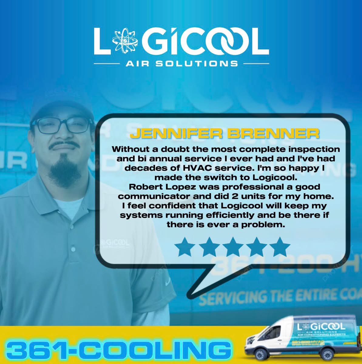 LogicoolAir's tweet photo. We truly appreciate our clients who take the time to share their experience with us 🙌

Your trust means everything to our team at Logicool Air Solutions. Thank you for choosing us!

📞 361-266-8388
#CorpusChristi #LogicoolAirSolutions #hvac https://t.co/QWDygVqQKO