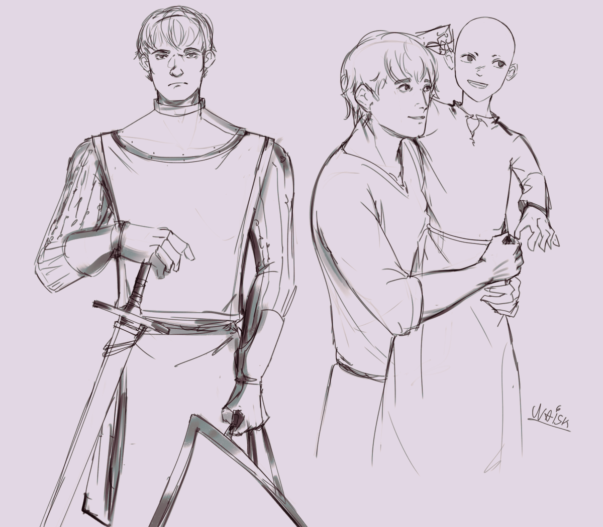 Sketch of Ser Dunk and Egg🌳🥚

#ASOIAF #KOTSK #sketches #art