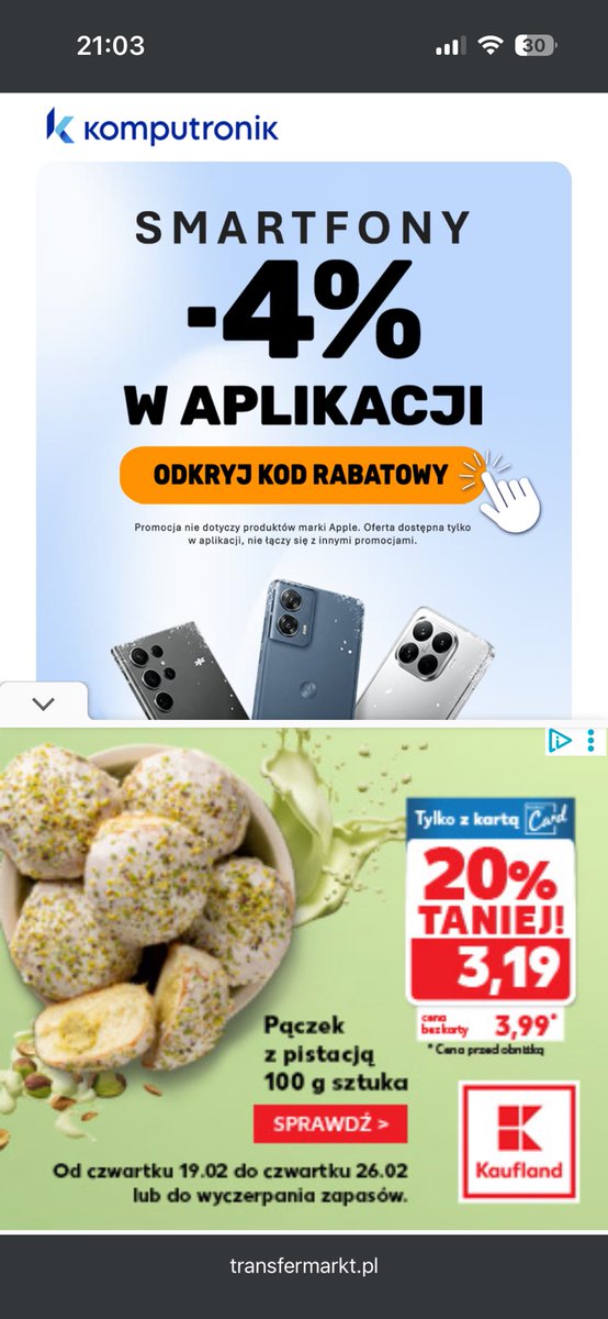 Chciałem sobie tylko transfermarkt sprawdzić… Chyba mi się nie uda