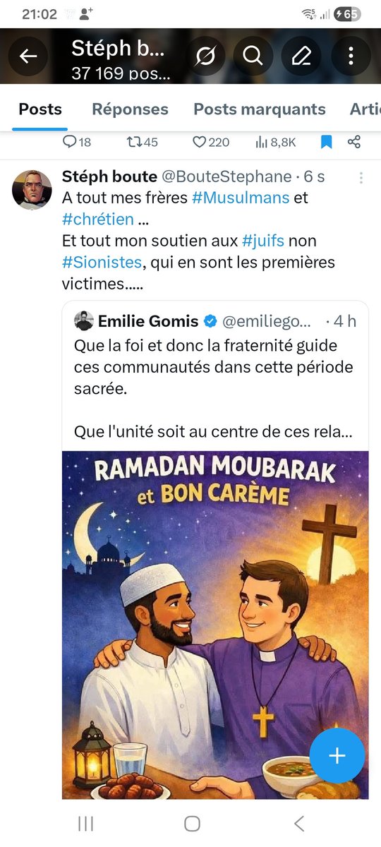 BouteStephane's tweet photo. @emiliegomis La #Thora nous a donner les 10 commandement..
Respectons les 3 #religions qui sont une #trilogie..
Pas une #antithèse..
Oublié une #religion et ses membres a cause d une #secte #satanique..
C est obéir à l amalgame que souhaite les #Sionistes pour avoir plus de #disciples.. https://t.co/Z7LOfGGRk9