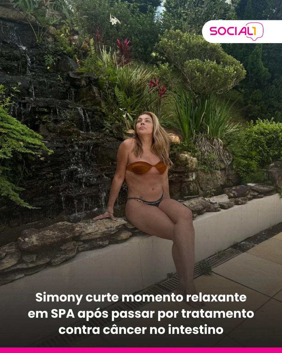 blogsocial1's tweet photo. ✨🌿 Simony compartilhou um clique descansando em um SPA no RJ e celebrou a vida após anos de tratamento contra o câncer. "Quanto mais simples, mais Deus", escreveu.

📸: Reprodução/Instagram

#simony #famosos *lm https://t.co/0zBoBKepcK