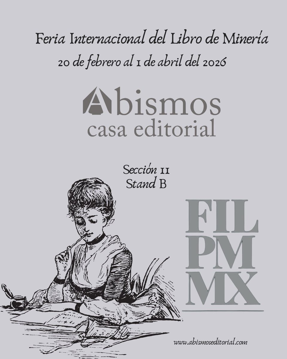 abismosed's tweet photo. Nos vemos en la @FILMineria en el stand B sección 11 
¡Los esperamos! https://t.co/uRWW2x2WeX
