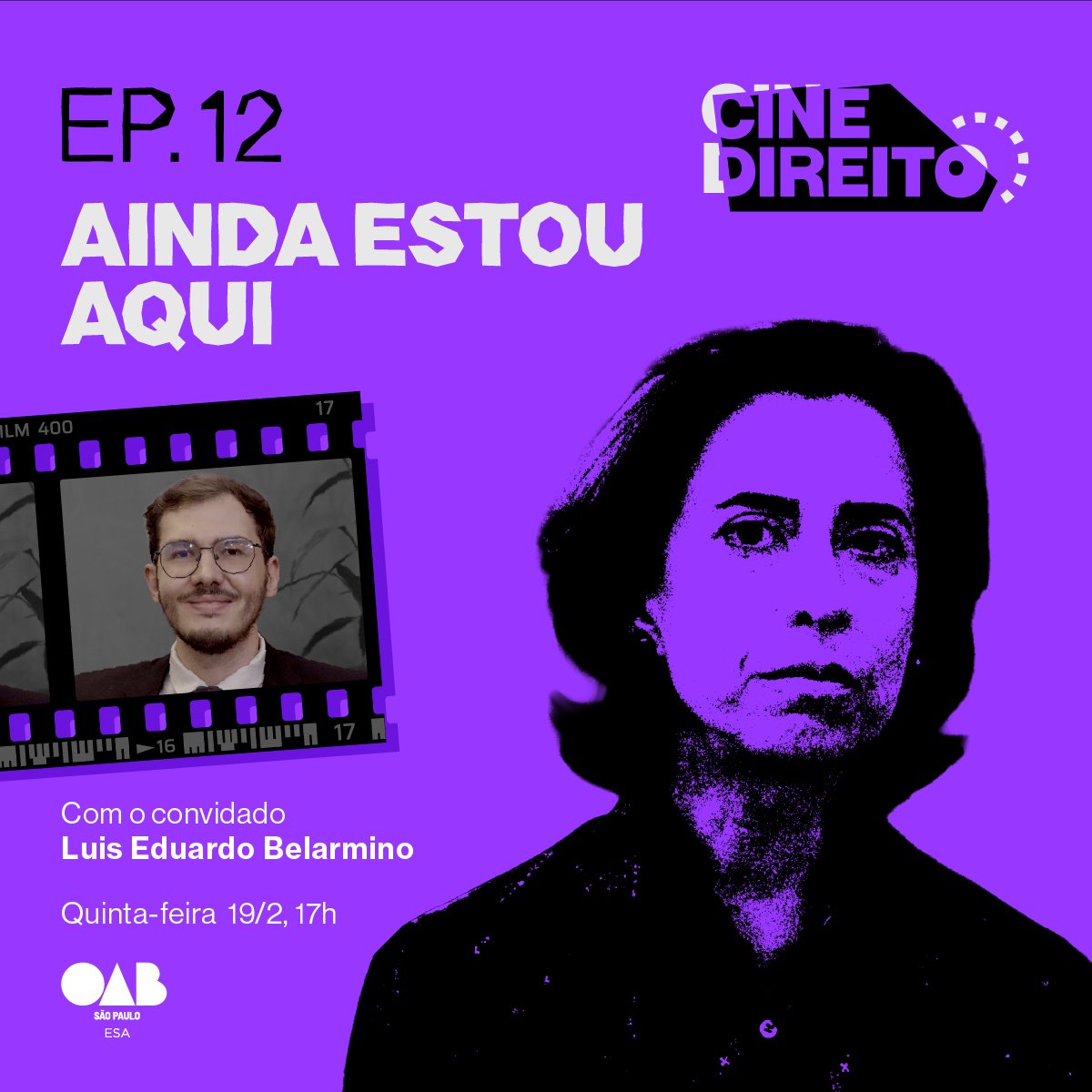🎬⚖️ Cine Direito de volta com um episódio premiadissímo! 

💭O filme “Ainda Estou Aqui” inspira debate sobre desaparecimento, ausência e morte presumida, proteção às famílias monoparentais e direito à verdade.

🍿Assista agora e reflita: youtube.com/watch?v=vQOHHW…
