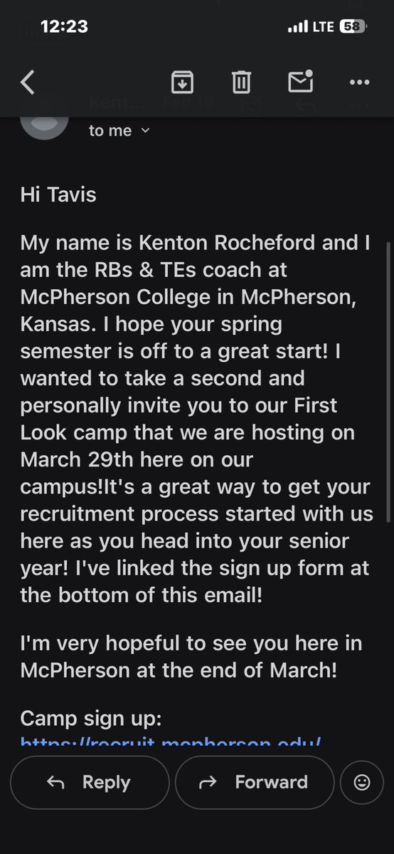 i am sincerely blessed with all the recent camp invites !! <a href="/tctabler/">PrepRedZoneTom Tabler</a> <a href="/toddrake00/">William Todd Drake</a> <a href="/coltonedwardsFB/">Colton Edwards</a> <a href="/PrepRedzoneAR/">Prep Redzone Arkansas</a> <a href="/ARPrepSports/">Arkansas Prep Sports</a> <a href="/RadarHitList/">Radar Hit List - Elite Talent Network 🏈</a> <a href="/ExpoRecruits/">Expo Recruits</a> <a href="/N_W_Sports/">Nation Wide Sports!</a> <a href="/youareathlete/">You Are Athlete</a> <a href="/One11Recruiting/">One11 Recruiting</a> <a href="/ArRecruitingGuy/">Richard Davenport</a>