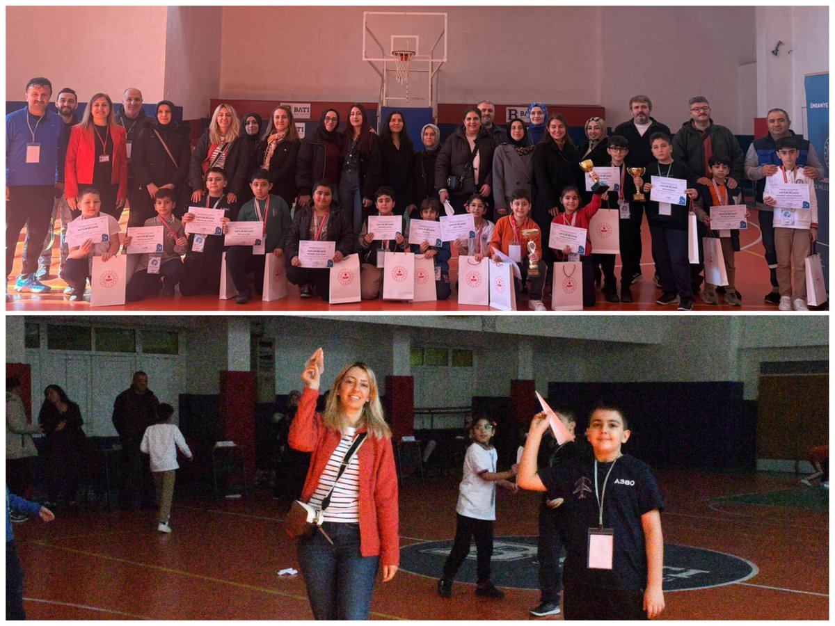 umraniyeilcemem's tweet photo. "Köklerden Göklere" projesi kapsamında düzenlenen Kağıt Uçak Yarışması'nda dereceye giren minik pilotlarımızı tebrik ediyoruz! ✈️✨
🥇 Arden Çimen
🥈 Ecemsu Kaşıkçıoğlu
🥉 Eymen Akkurt
Geleceğin mühendisleri kanat çırpmaya devam ediyor! 👏🏆
@tcmeb
@istanbulilmem
@mustafaozen3434 https://t.co/Zn4E333VNg