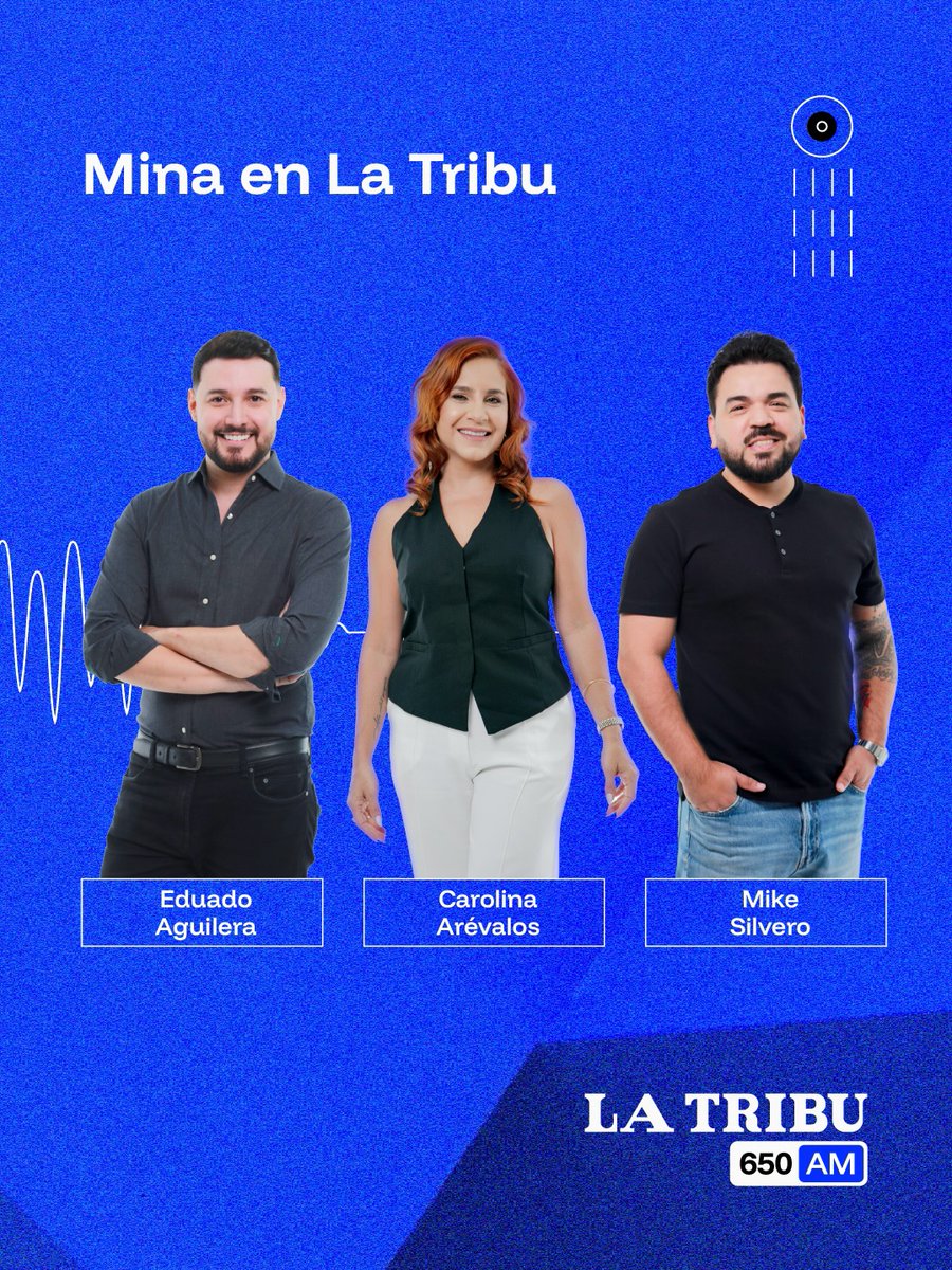 Mina Feliciangeli regresa a la radio para adueñarse de la tarde, respaldada por un equipo de primera línea.

Análisis, noticias, tendencias y esa charla que hace falta para entender lo que pasa (y lo que va a pasar).

📻 Mina en la Tribu
🗓️ Lunes a Viernes | 16:00 a 18:30 hs.
