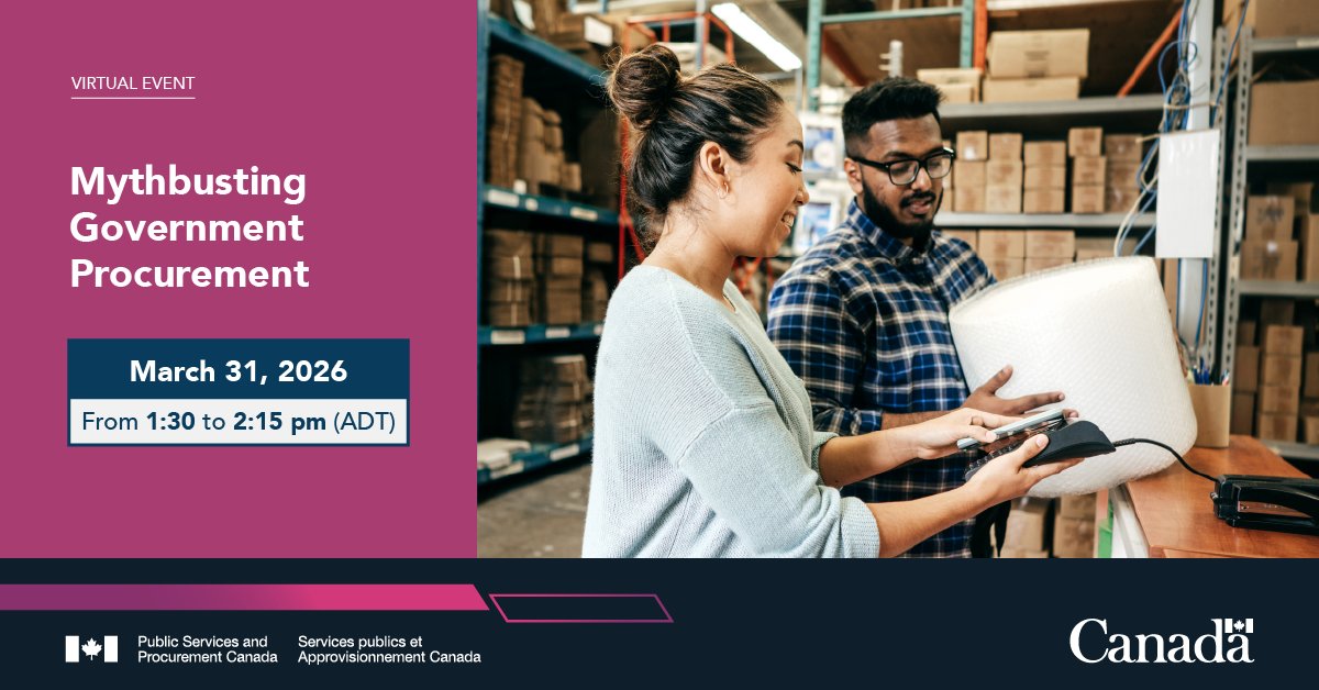 Doing Business with the Government of Canada tweet media