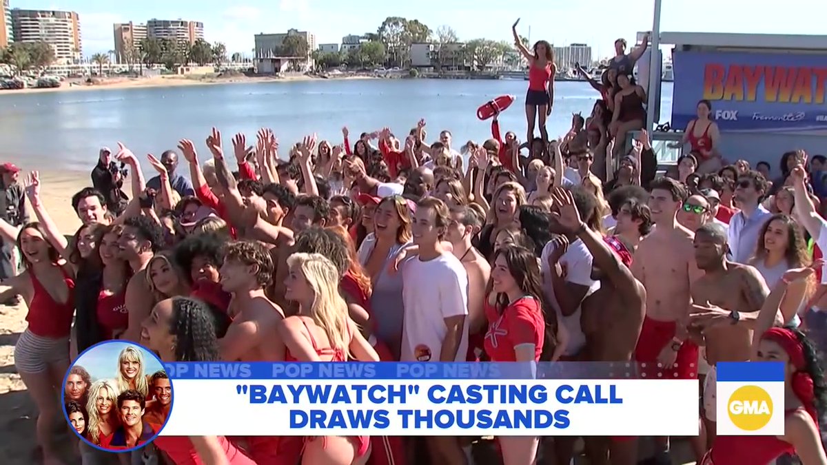 baywatch's tweet photo. Thank you to all who came out to the #Baywatch casting call yesterday!

Watch the full segment on @GMA here: https://t.co/llwoeFZlEj https://t.co/zWnseuiMHg