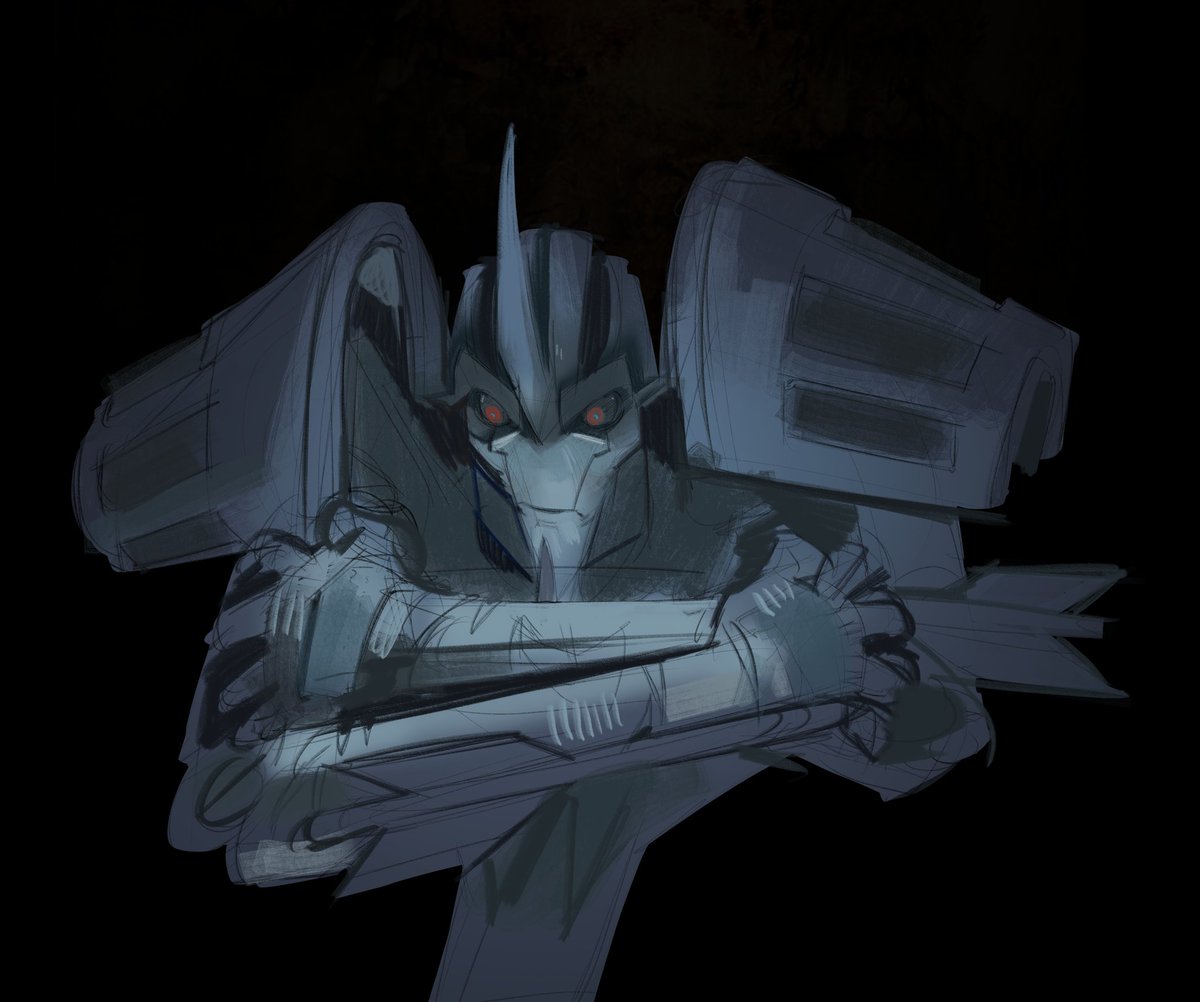 F0rshiii's tweet image. CW: vent
(I told ya Vent pieces with Starscsream go hard af)

Longing for the soft touch you dont deserve