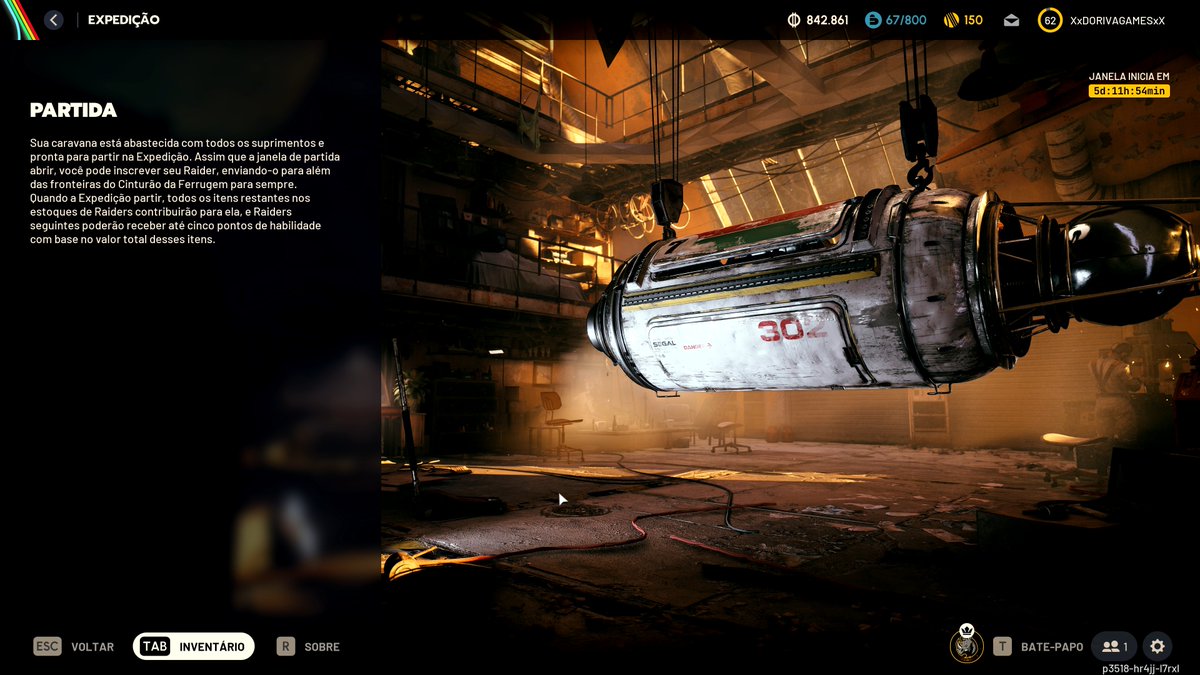 Agora esperar o grande dia !!!! <a href="/ARCRaidersGame/">ARC Raiders</a>