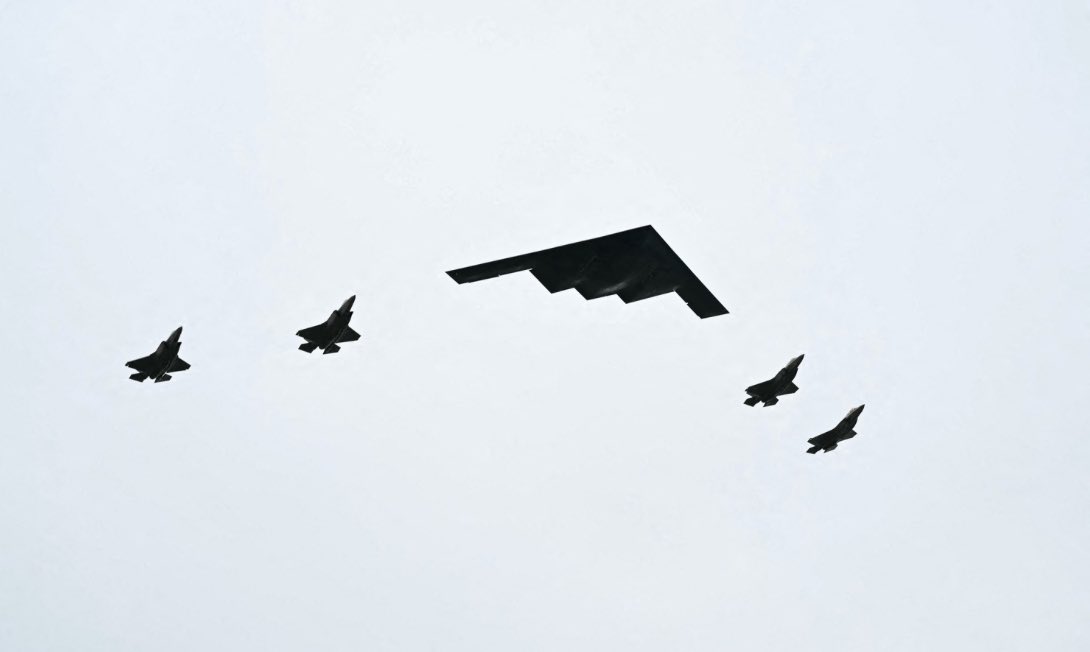 BREAKING: President Trump says the US has ordered 22 more B-2 stealth b-mbers.