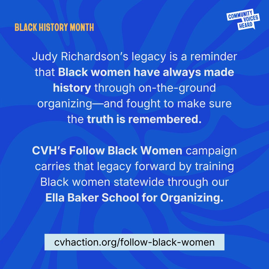 Community Voices Heard tweet media