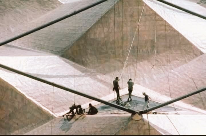 MXESTADIOS's tweet photo. Palacio de los Deportes.
Durante su construcción.
Creado para los Juegos Olímpicos de México 68. https://t.co/q3K3DonslD