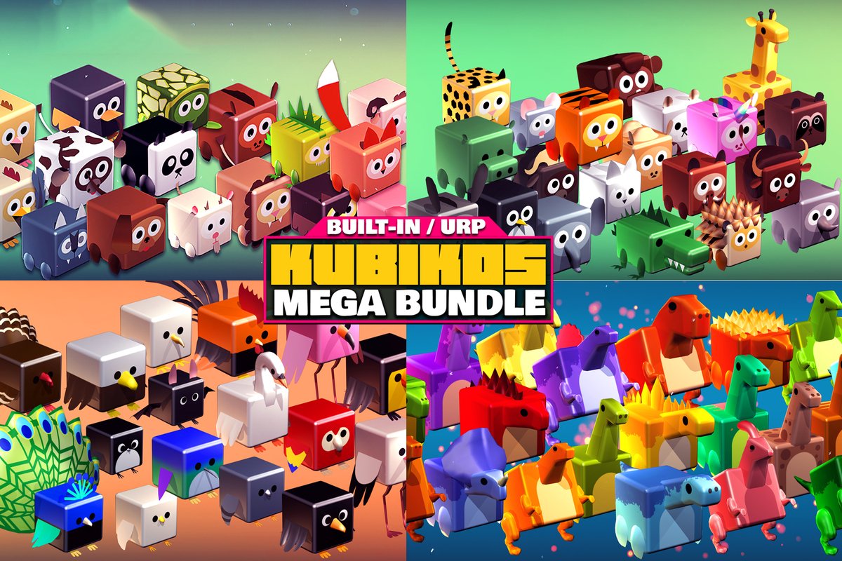 Animmal_Assets's tweet photo. 📷 KUBIKOS: The Ultimate Bundle!
📷 One Bundle.
📷 Infinite Possibilities.
📷 Every KUBIKOS pack ever released, now in one place.
Level up your Unity project with the most comprehensive stylized cube-world collection on the Asset Store.
#unity #indiegame #lowpolyart #indiedev https://t.co/0f4JEJqO9a
