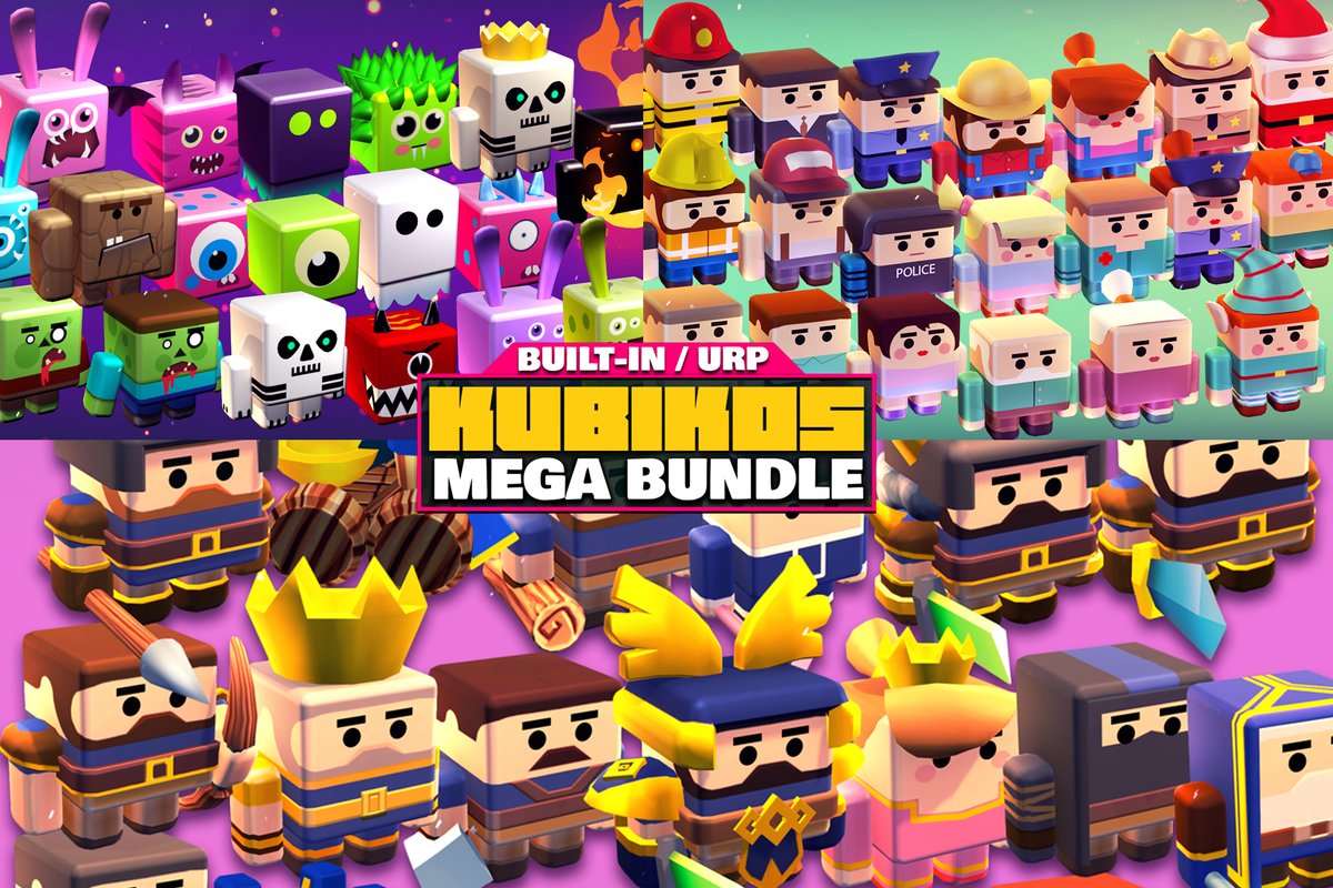 Animmal_Assets's tweet photo. 📷 KUBIKOS: The Ultimate Bundle!
📷 One Bundle.
📷 Infinite Possibilities.
📷 Every KUBIKOS pack ever released, now in one place.
Level up your Unity project with the most comprehensive stylized cube-world collection on the Asset Store.
#unity #indiegame #lowpolyart #indiedev https://t.co/0f4JEJqO9a