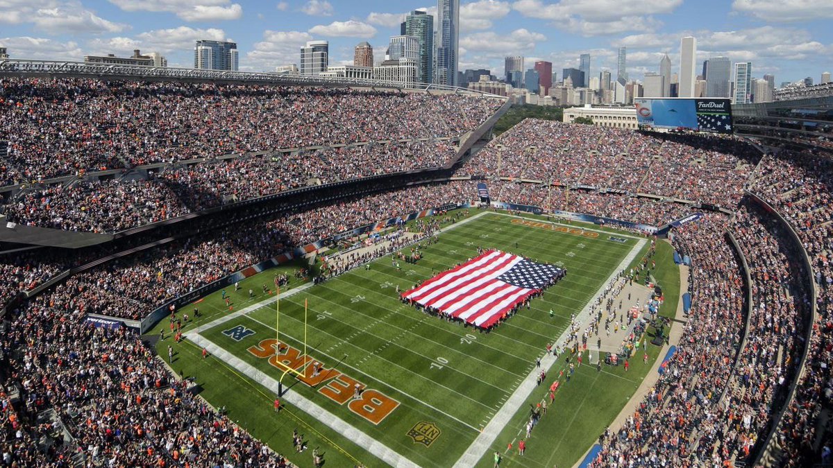iAnonPatriot's tweet photo. BREAKING 🅱️

The Chicago Bears are expected to announce their DEPARTURE from Chicago, and move their stadium to Northwest Indiana..

Would be a MASSIVE L for Mayor Brandon Johnson. https://t.co/nkwTCLuknZ