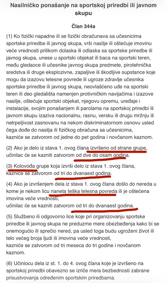 Novo saopštenje tužilaštva u predmetu napada na studente, moram priznati još sramotnije od prethodnog. 

Tužilaštvo i dalje nepravilno kvalifikuje krivično delo na taj način što okrivljenom stavlja na teret delo za koje je zaprećena kazna zatvora do 5 godina- 344a stav 1 KZ.