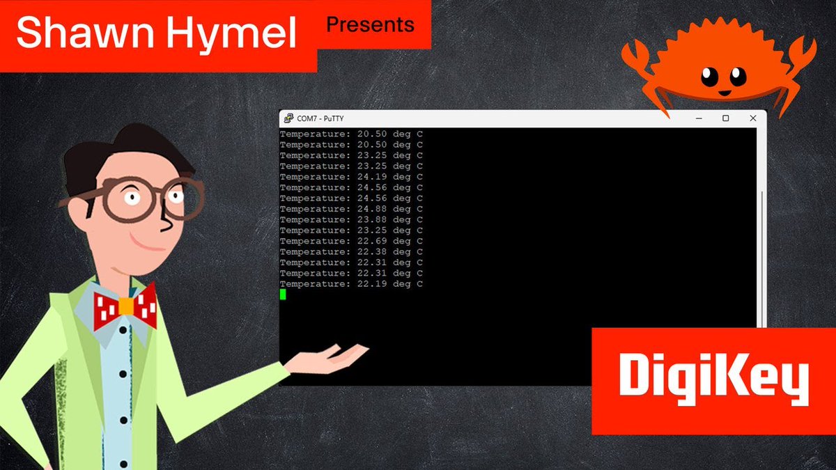 ShawnHymel's tweet image. Time for another #embedded Rust episode 🦀 I show how to use I2C with bare metal on the #RaspberryPiPico 2. Check it out!
👇
Link in replies

#Rust #programming #microcontroller
