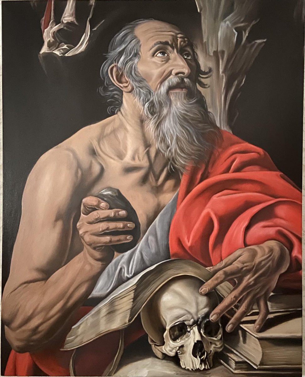 Saint Jérôme : « Oh ! combien de fois moi-même, retenu dans le désert, et dans cette vaste solitude qui, dévorée des feux du soleil, n'offre aux moines qu'une demeure affreuse, je croyais assister aux délices de Rome ! Je m'asseyais seul, parce que mon âme était pleine