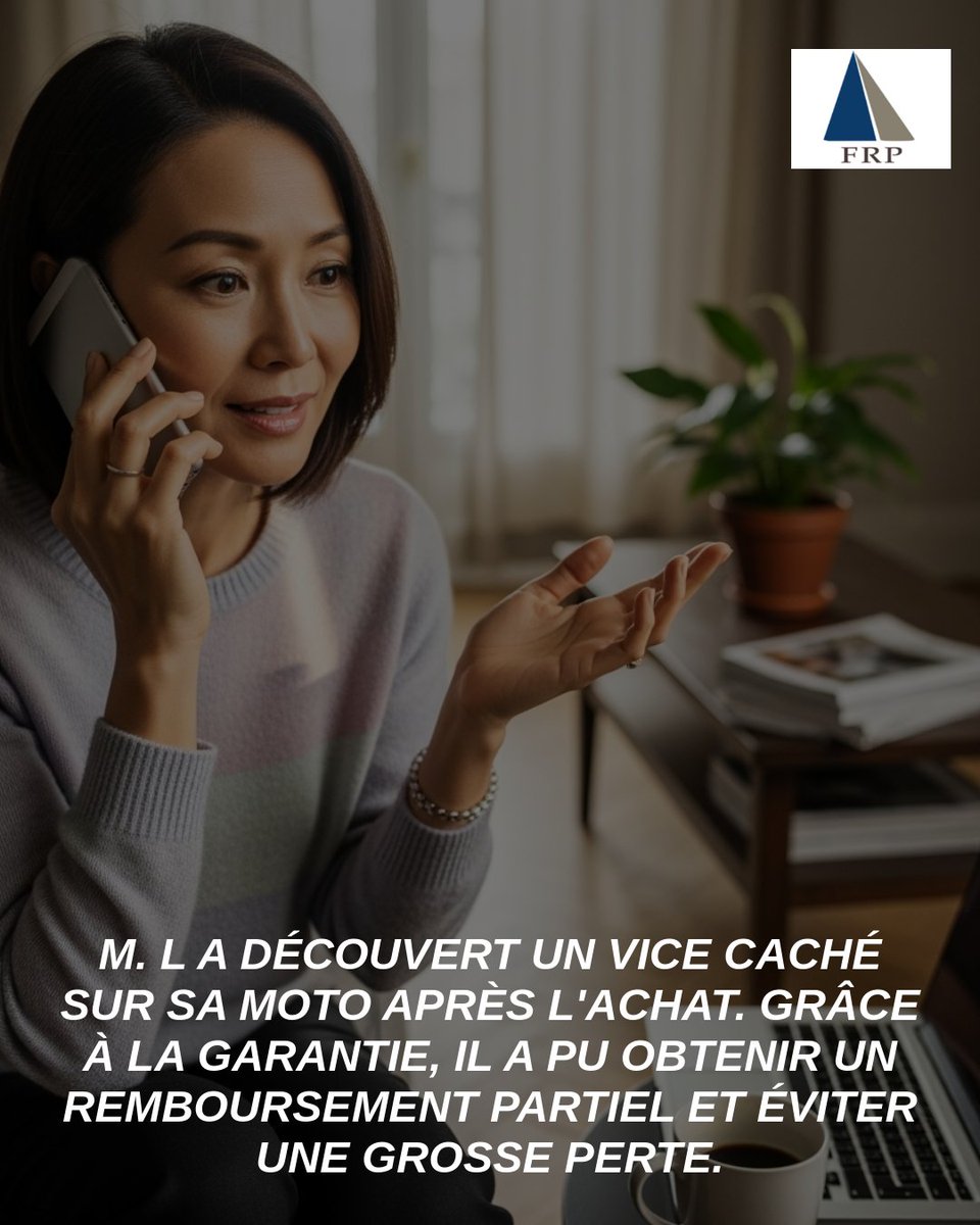FrpPartenaires's tweet photo. Les vices cachés sur une moto peuvent survenir à tout moment, rendant l'expérience d'achat amère. M. L en a fait l'expérience, découvrant un défaut grave après l'achat. Grâce à l'expertise d'un professionnel et à la garantie légale, il a pu obtenir un remboursement (1/3) https://t.co/ka8VzxLB0W