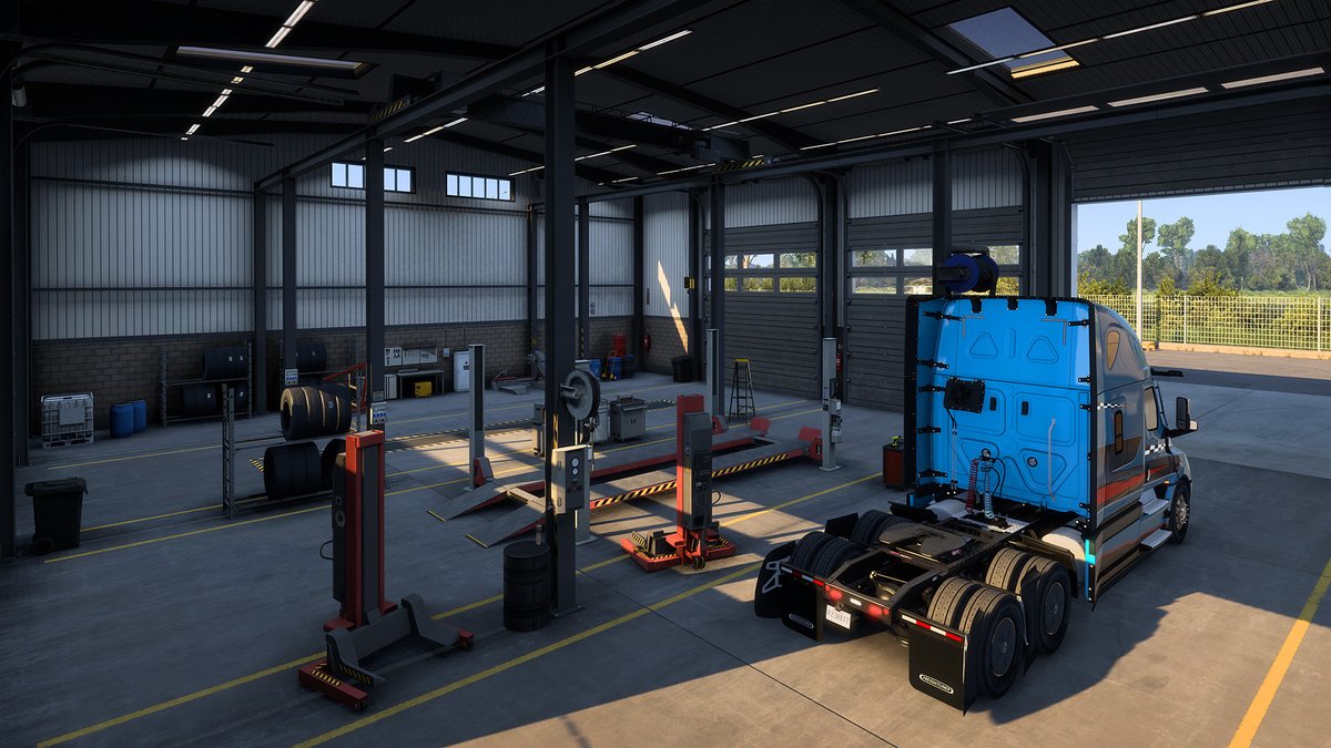 bestATSmods's tweet photo. New Truck Garages Visual Refresh in American Truck Simulator
https://t.co/rjrVmYrIc6

With the 1.58 update, American Truck Simulator introduces a full visual refresh for all three truck garage types.

#ATS #atsmods #atsmod #AmericanTruckSimulator #americantrucksimulatormods https://t.co/YL1Vm0ifRv