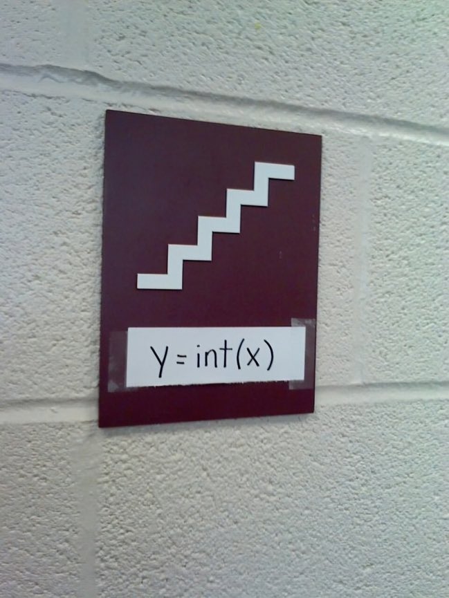 mathladyhazel's tweet photo. This joke is from a math department. https://t.co/wRJTwQN7B3