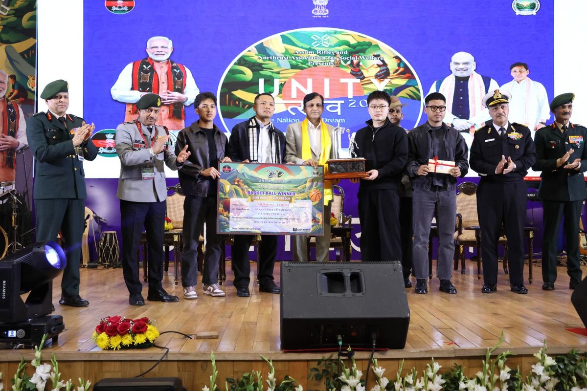 DDNewslive's tweet image. #NewDelhi | The @official_dgar and NEASW (Northeast Association for Social Welfare Foundation) successfully concluded #UnityUtsav 2.0 based on theme "One Nation, One Dream", a two-phase national initiative aimed at strengthening national integration by providing the youth of