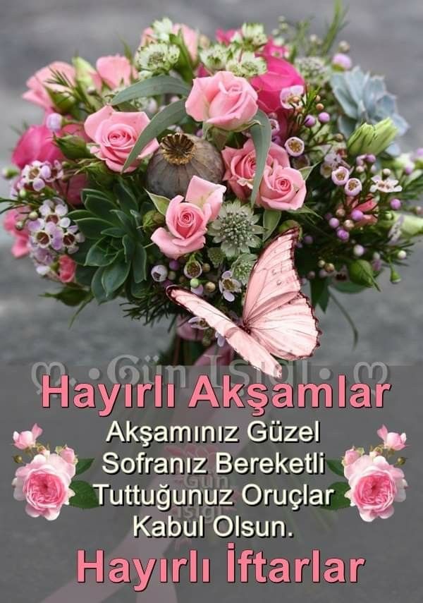 İyi akşamlar hayırlı iftarlar olsun...