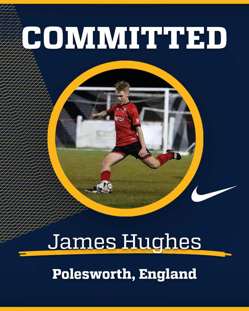 We are proud to announce the commitment of James Hughes!  Coming to us from Polesworth, England, he is a well rounded midfielder that expands play, and is committed in tackles. He is a great fit for our program. Welcome James to the Lancer Family!
