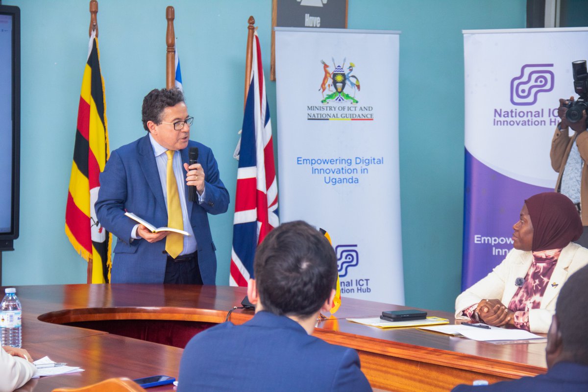 MoICT_Ug's tweet photo. Today, we signed a Memorandum of Collaboration with Spotlight on Africa and Algorithmic Partners, a UK-based organization, to accelerate Uganda’s digital transformation agenda .

At the heart of this partnership is a community-centered ICT Innovation Hub in Mbale, designed to bridge the digital divide by equipping young people and local communities with practical digital skills, supporting innovation, and creating pathways to jobs and entrepreneurship.

The Permanent Secretary of @MoICT_Ug, Dr. @azawedde, emphasized that the MoU is not just about one hub in Mbale; it is about establishing multiple hubs across the country ,  in collaboration with the private sector and global partners , to give young Ugandans the skills and opportunities they need to thrive.

#DigitalUganda