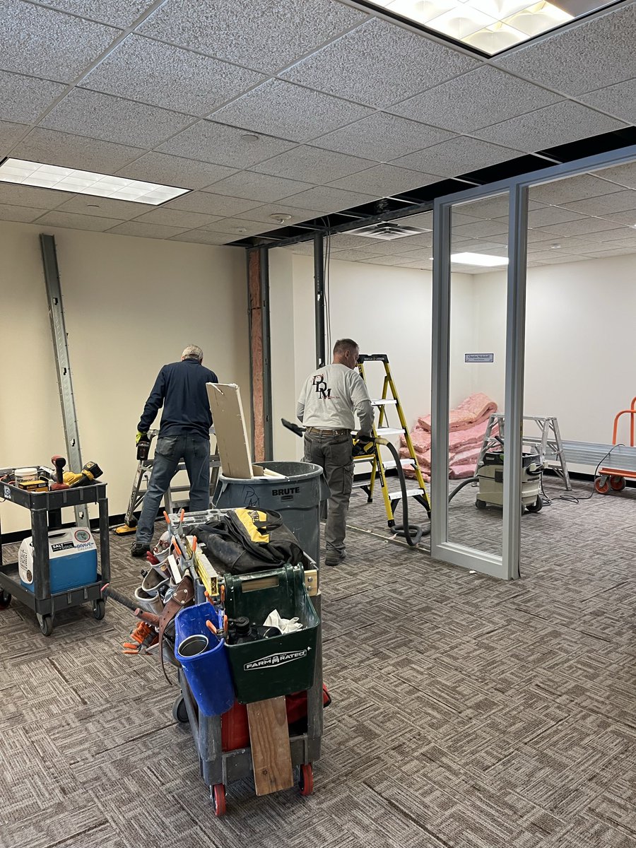 Construction has begun on our new podcast studio. We need more space for different sets as we develop our new podcast, <a href="/rationallypod/">rationally BASED podcast</a>. Growth is good! Can’t wait to show off the new looks.