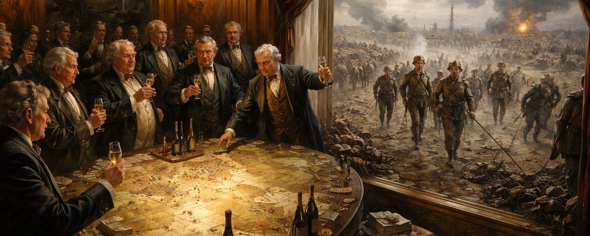 When the rich wage war, the poor dig graves