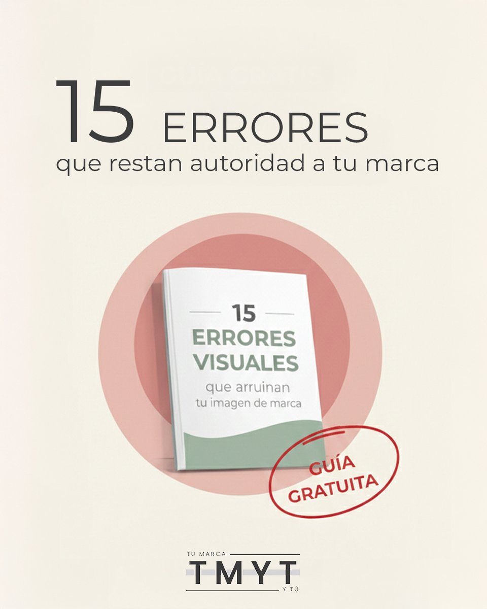 tumarcaytu's tweet photo. Improvisar tu marca cada día es la forma más rápida de agotarte (y de confundir a tus clientes). 📉

hace unas semanas preparé una guía gratis con los 15 errores Directa. Técnica. Gratis.
#tumarcaytú #identidadvisual

Descárgala aquí: https://t.co/okOz5rBgYN https://t.co/gtd6wN0CeX