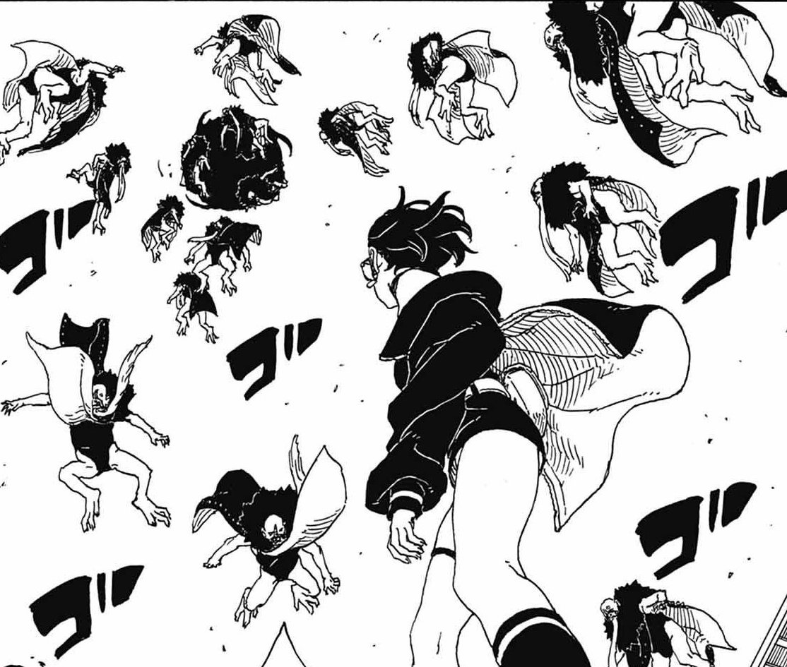 Sarada is deadass the  most terrifying character u can fight on the verse right now 😭😭😭😭😭😭