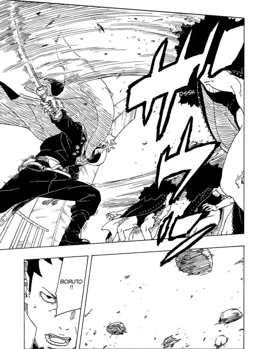 DbsContents's tweet photo. New Boruto chapter is out &amp; yea man…. THIS WHOLE BORUTO SEQUENCE IS SO MF COLD😭 Not just the way it’s drawn, but Ikemoto really made Boruto be TOO smooth with it‼️ https://t.co/f0eeBVpK8y